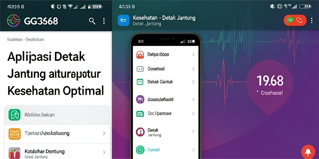 Tampilan antarmuka pengguna GG368 yang sederhana dan informatif.