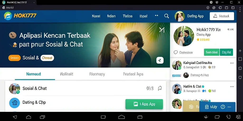 Tampilan antarmuka HOKI777 yang intuitif dan menarik untuk kencan.