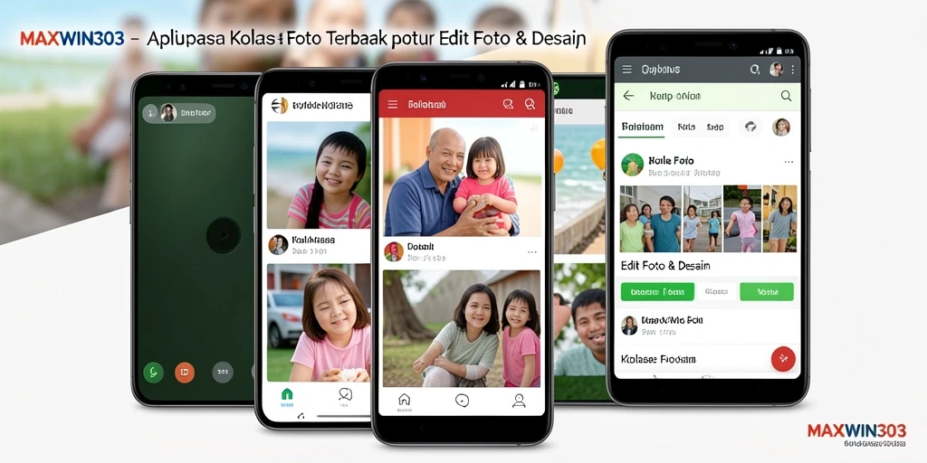 Tampilan antarmuka MAXWIN303 yang intuitif untuk kolase foto.