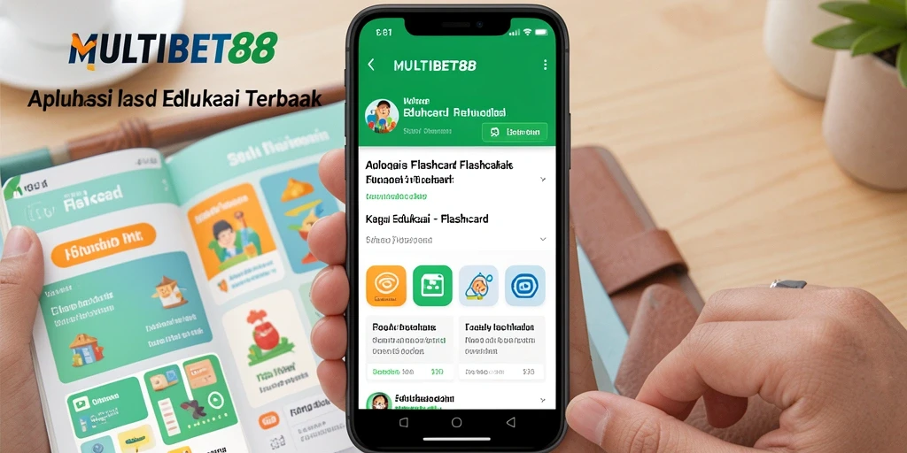 Tampilan antarmuka aplikasi FLASHCARD MULTIBET88 yang menarik dan interaktif.