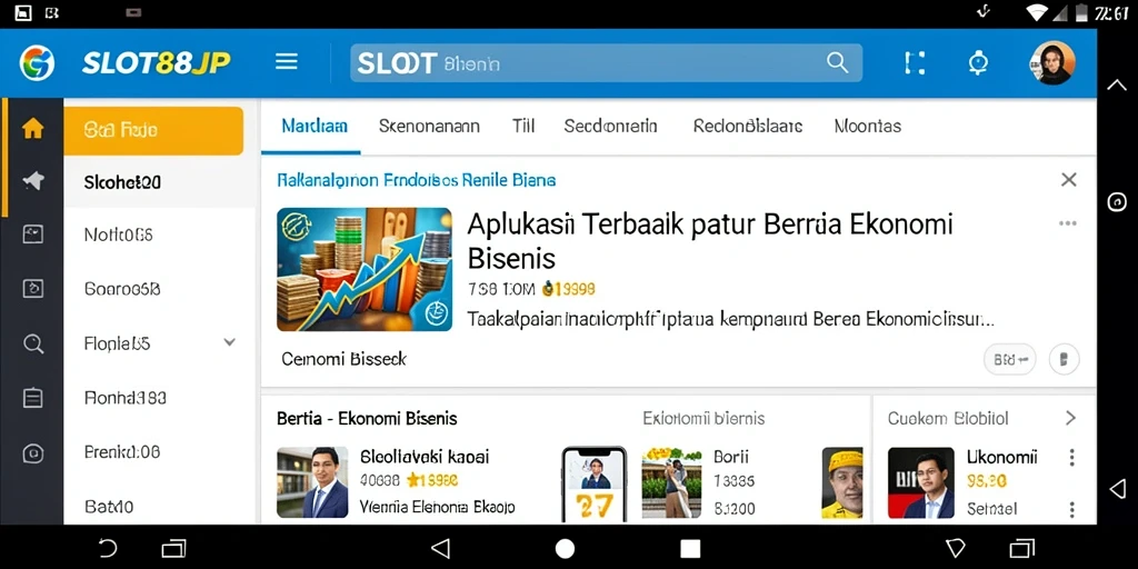Tampilan antarmuka SLOT88JP yang informatif dan mudah dipahami.